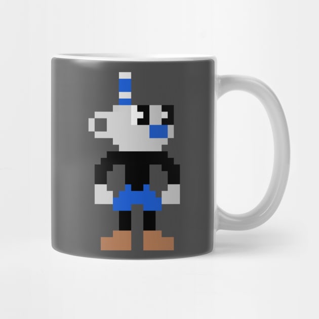 Cuphead 8 Bit Pixelart by Azrakil